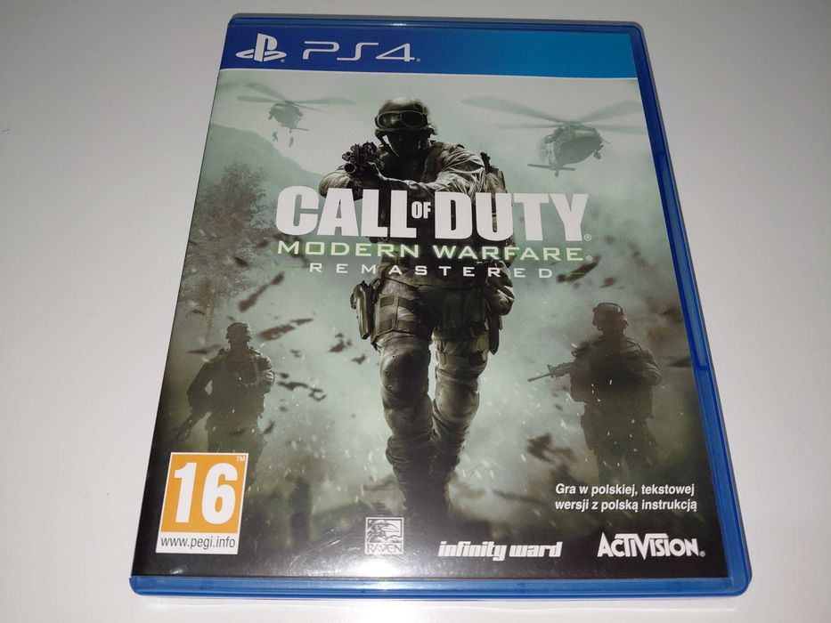 ps4 CALL OF DUTY 4 MODERN WARFARE Remastered po polsku, najlepszy COD