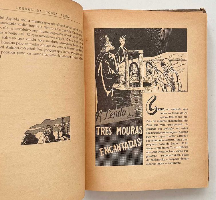 1955_Gentil Marques, LENDAS DA NOSSA TERRA. Ilustrações de Luís de Campos. Editorial Lavores, Lisboa, 1ª edição. Em muito bom estado geral.