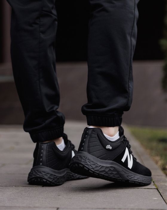 New Balance 680 Black White, чоловічі кросовки