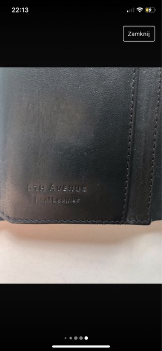 Skórzany portfel