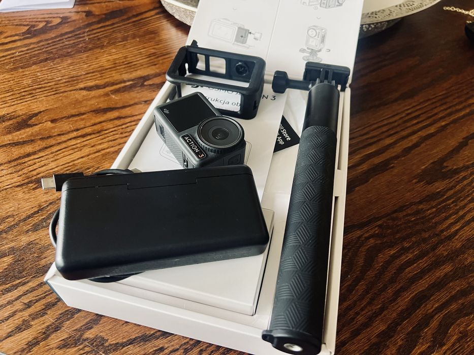 DJI Osmo Action 3 Adventure Combo GWARANCJA, kamera sportowa typu GoPro