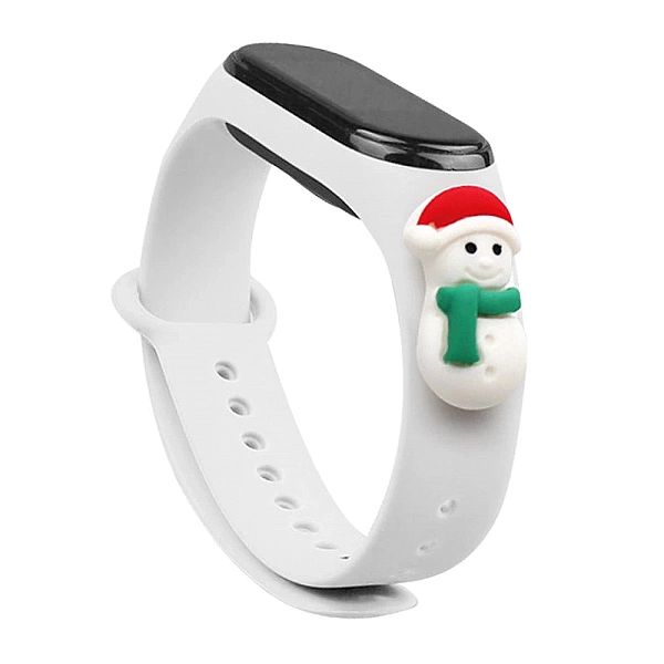Strap Xmas opaska do Xiaomi Mi Band 4 / Mi Band 3 świąteczny silikonow
