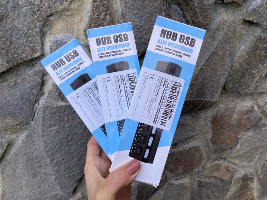 USB Hub Adapter 2.0  7 портів юсб хаб 2.0