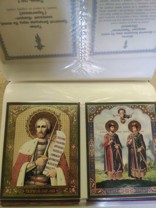 Продам коллекцию лик карточек с молитвами