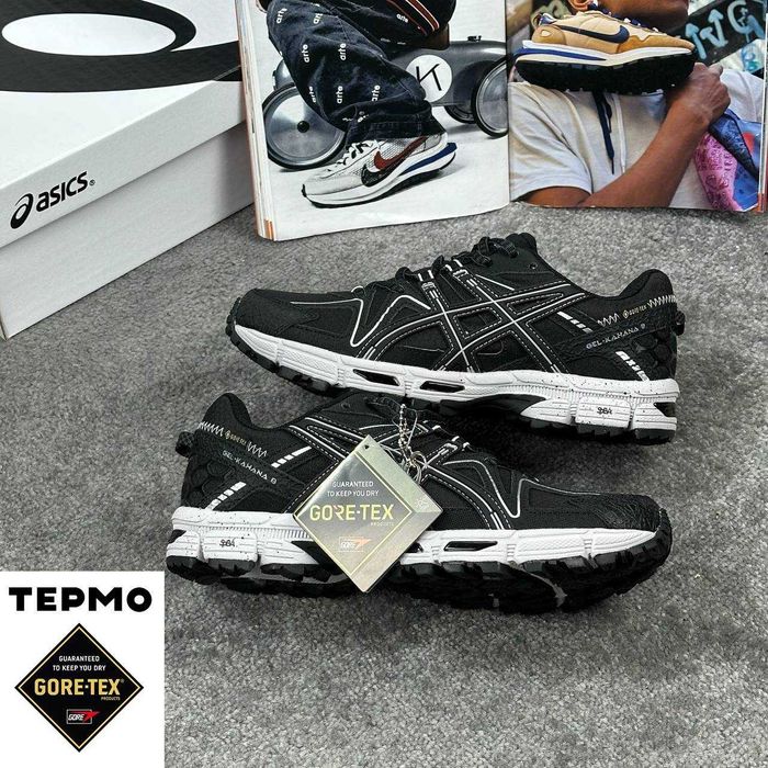 |БЕЗ ПЕРЕДПЛАТИ| Asics Gel-Kahana 8 Black White Gore-Tex Термо 40-44р