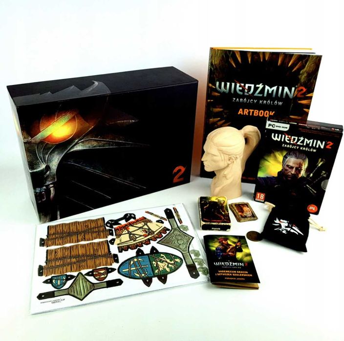 Wiedźmin 2 Zabójcy Królów Kolekcjonerska + artbook z Edycji Mrocznej