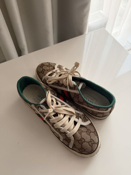 Кеды gucci tennis balmain