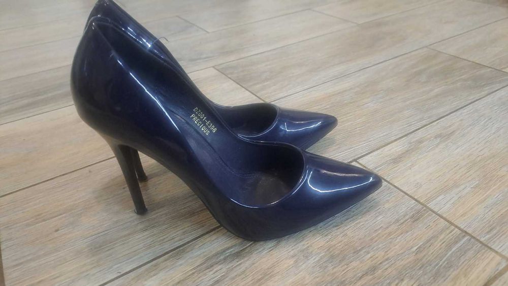 Туфлі жіночі темно-сині