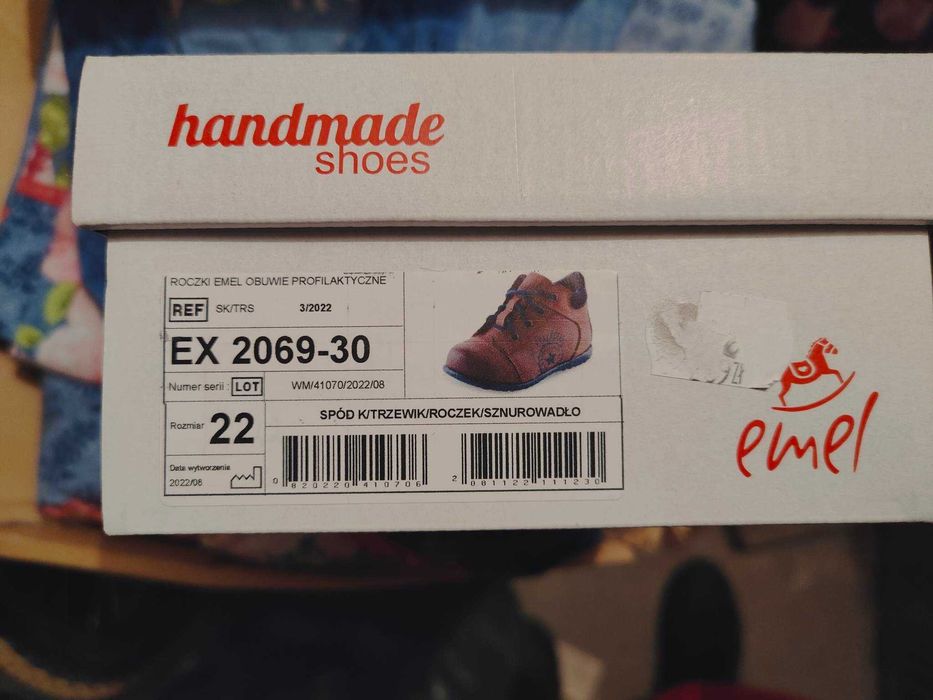 emel trzewiki roczniaki rozmiar 22