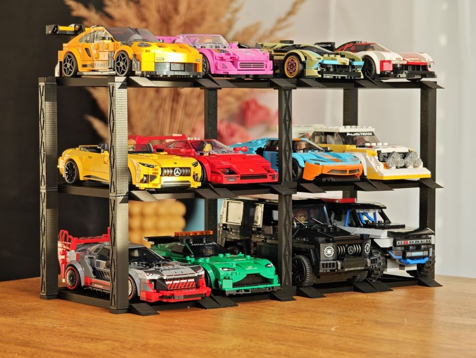 Garaż na 12 samochodów LEGO Speed Champions