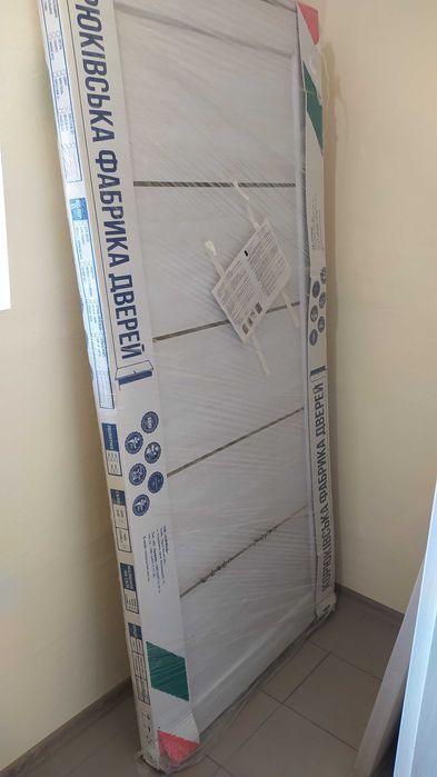 Двері міжкімнатні 90 см. Нові з коробкою.