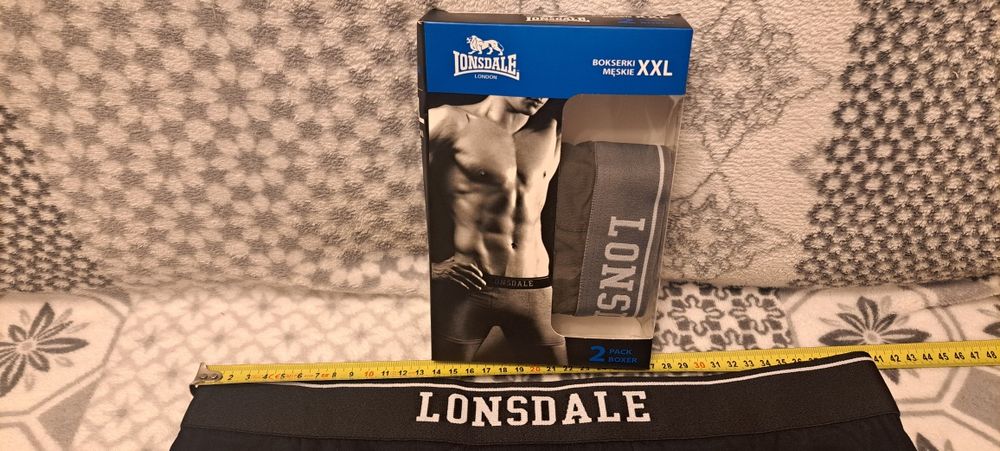 Nowe Bokserki 2pack firmy Lonsdale London w rozmiarze XXL