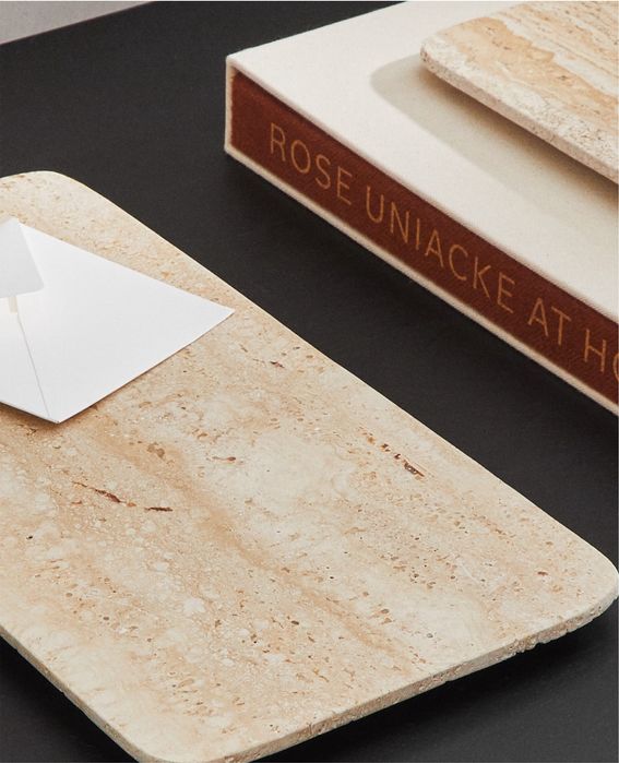 Bandeja Decorativa Grande Mármore Zara Home NOVO