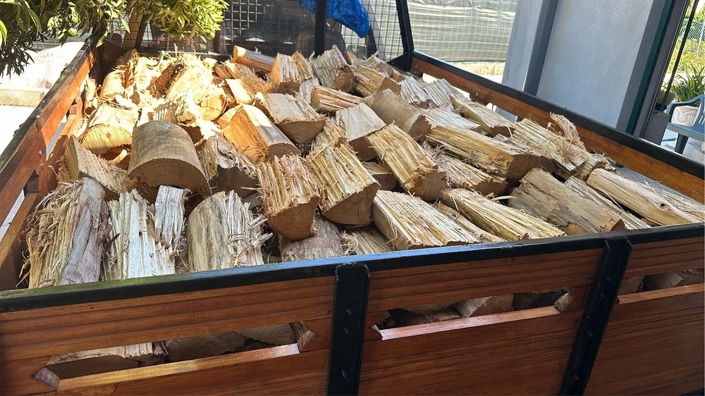Madeira eucalipto seca pronta para entrega