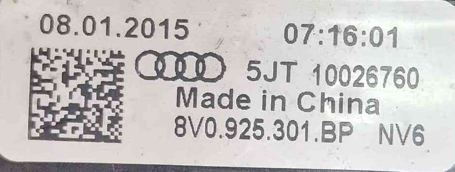 Conjunto de Botões 5JT10026760 - AUDI A3