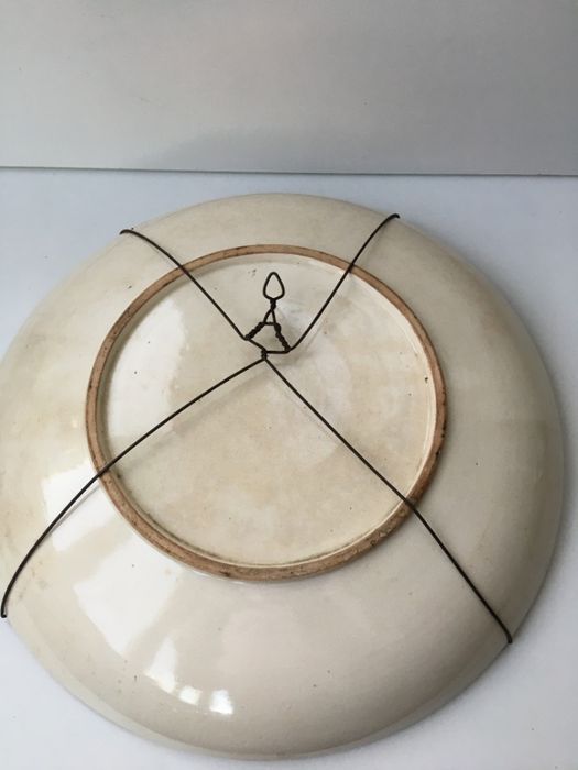 Prato japonês, Satsuma , pintado á mão, cerca 1900