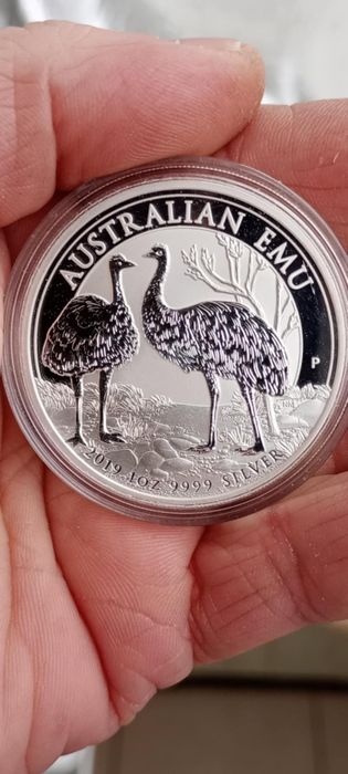 Emu2019-srebrna moneta kolekcjonerska