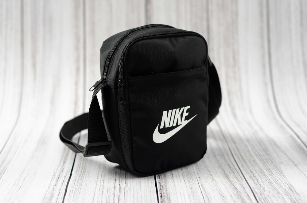 Сумка на плече через плече барсетка месенджер Nike найк чорна ps
