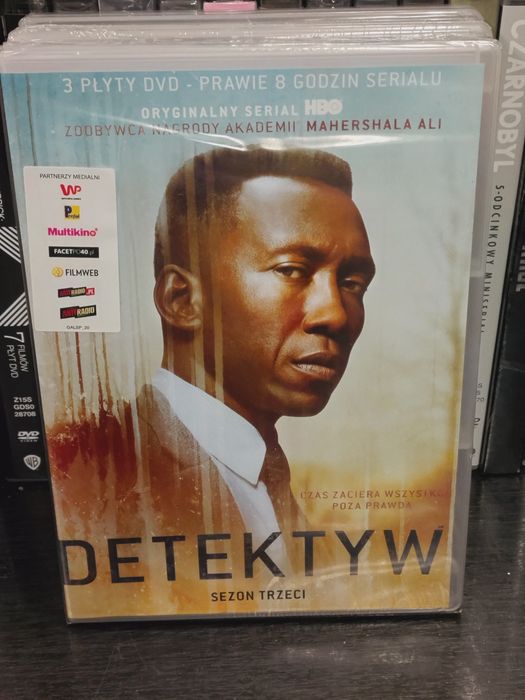 Detektyw sezony 1-4 DVD nowy, folia