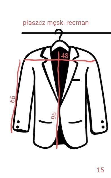 Płaszcz męski recman