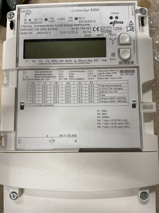Licznik Landis+Gyr ZMD405CT44.0459 (FA04)