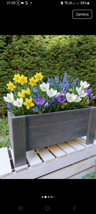 Skrzynka donica na kwiaty 2 szt