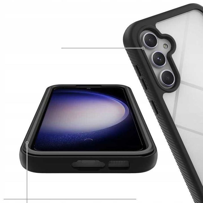 Bestcelcase etui 360 Samsung Galaxy S23 FE 5G kurzo odporne WZMOCNIONE