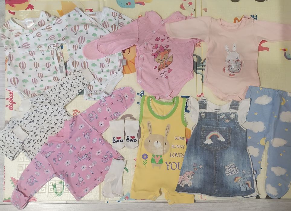 Пакет вещей для новорожденных