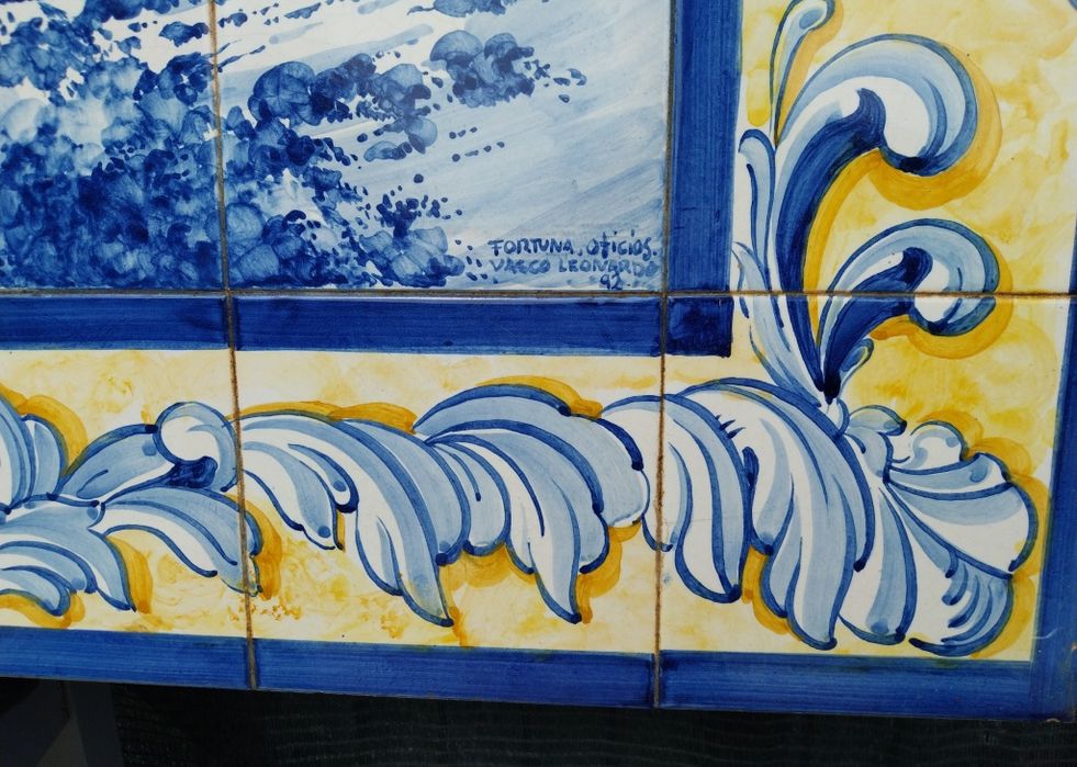 Magnifico painel de azulejos de 1992, Palmela.