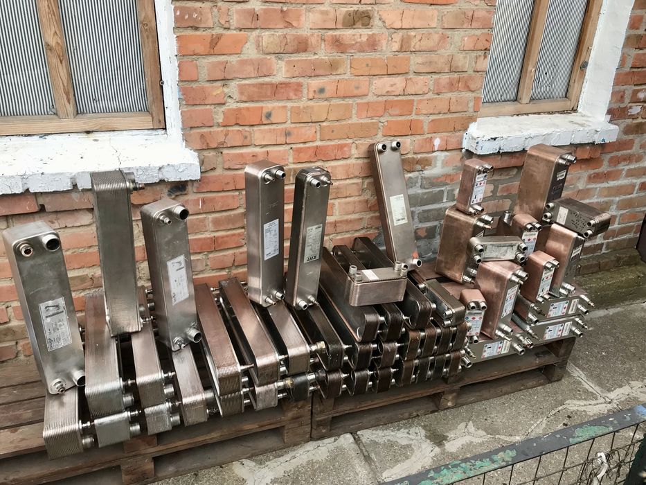 Теплообмінники теплообменник величезний вибір фріон-вода-масло-..