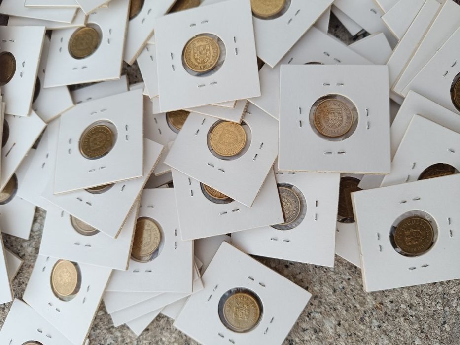 Lote moedas 1 Escudo Portugal
