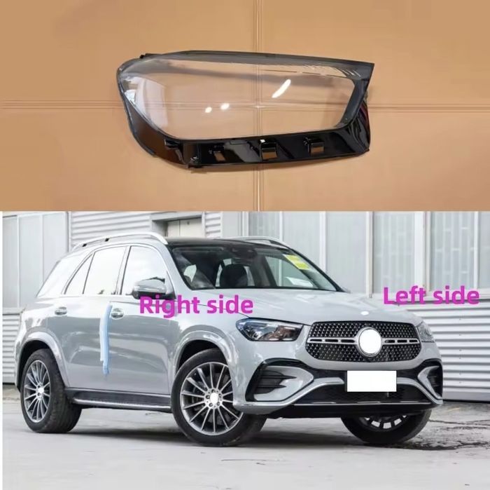 Vidro lente capa farol ótica mercedes W167 GLE facelift  2023-