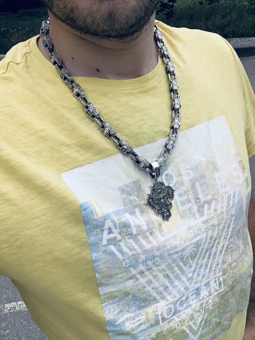 Серебрянная цепь Спаси и Сохрани