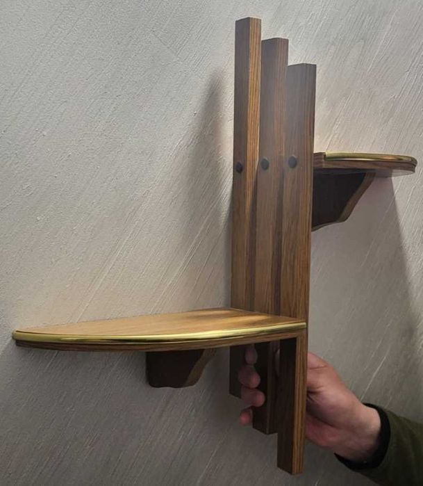 Деревянная полка  СССР в стиле Mid-century