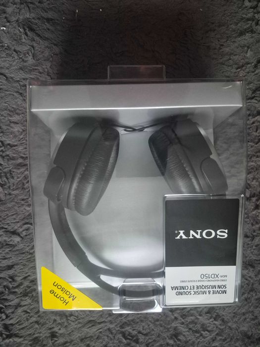 Słuchawki Sony MDR-XD150 nowe przewodowe nauszne czarne 2 m