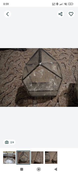 Lampiony szklane nowe ozdobne