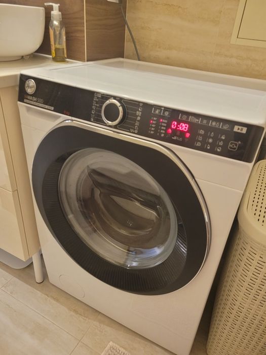 Pralka Hoover HWP 69AMBC/1-S 9kg Biało-Czarna 1600 obr/min 80 dB