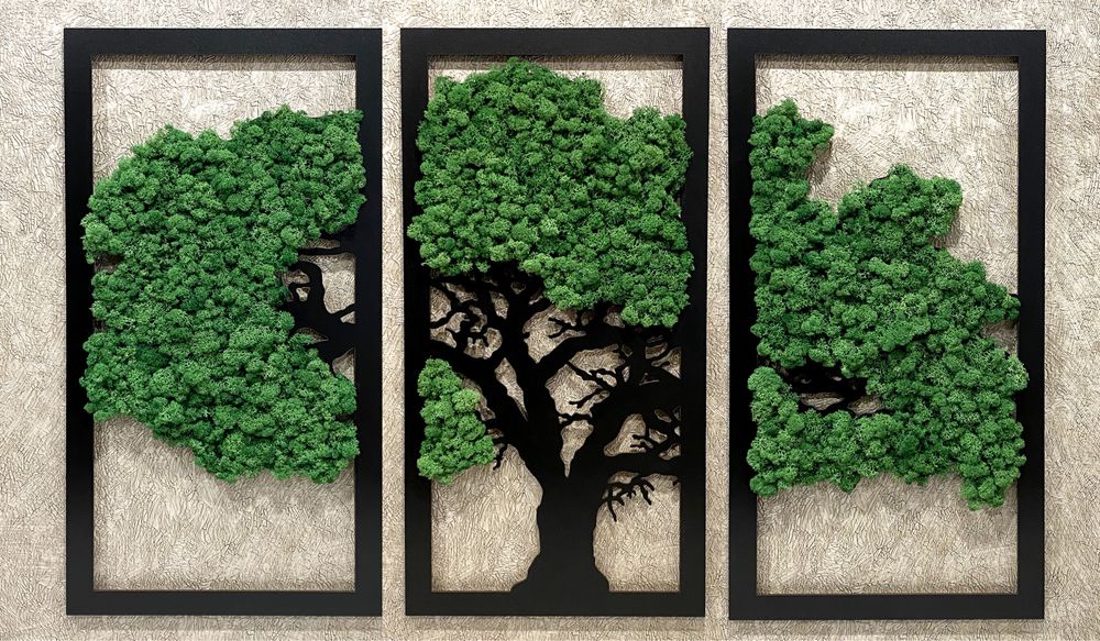 Картина Дерево з стабілізованого моху