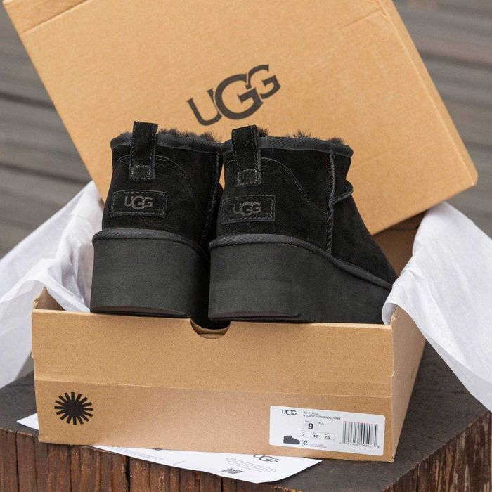UGG Classic Ultra Mini Platform Boot Black: 2 600 грн. - Угги Киев