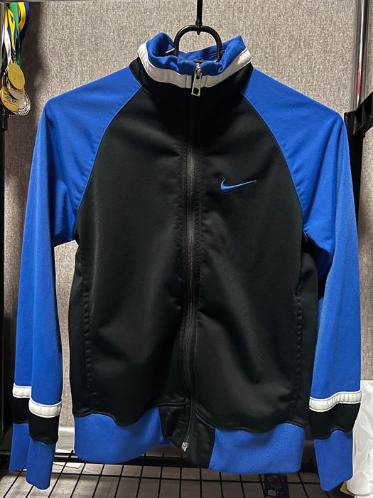 Зіп худі найк чорно синя м-147см