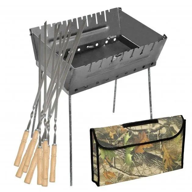 Мангал розкладний / Шампури / Комплекти у чохлах / Мангалы с шампурами