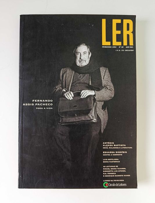 Revista Ler n°26 / 1994 Fernando Assis Pacheco, toda a vida