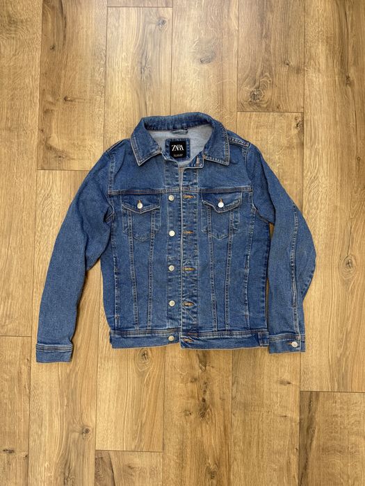 Джинсова куртка чоловіча Zara розмір S