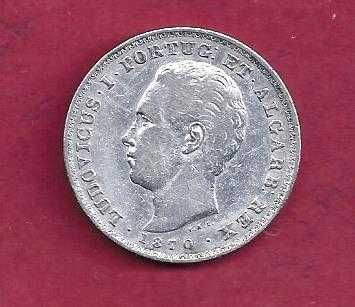 MONARQUIA    D. LUIS I   500    REIS 1870   PRATA