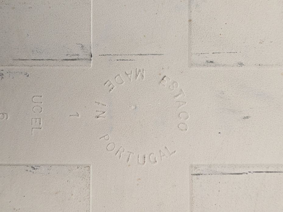 Azulejo falante Disse Jesus: eu sou o pão da vida