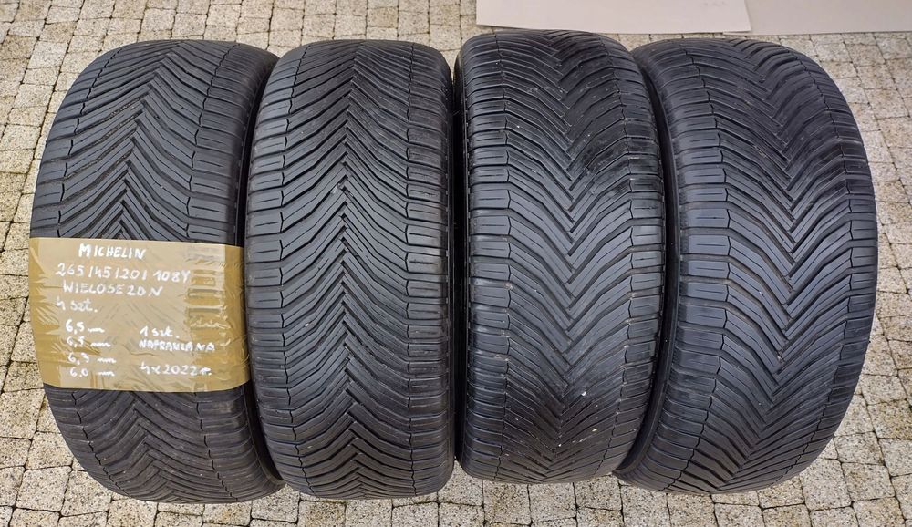 michelin cross climate suv2 265/45 r20 108y dot 2022 6.5 mm komplet