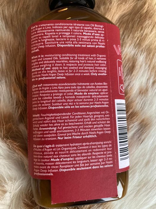 Profesjonalna odżywka Nashi Argan - zapach cukierków