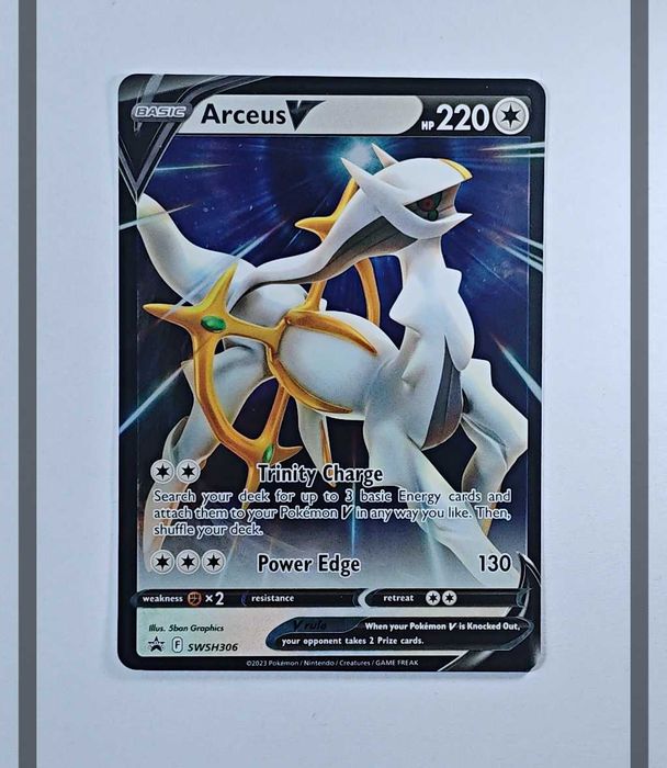 Arceus V SWSH306 Promo Pokemon ENG-NM