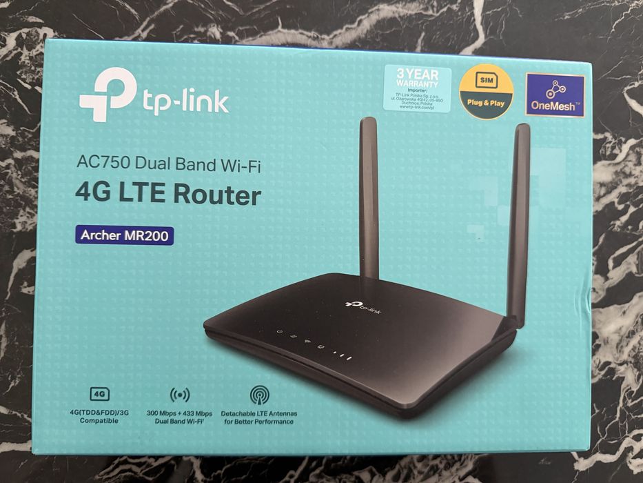TP-Link Archer MR200 AC750 4G LTE na kartę SIM