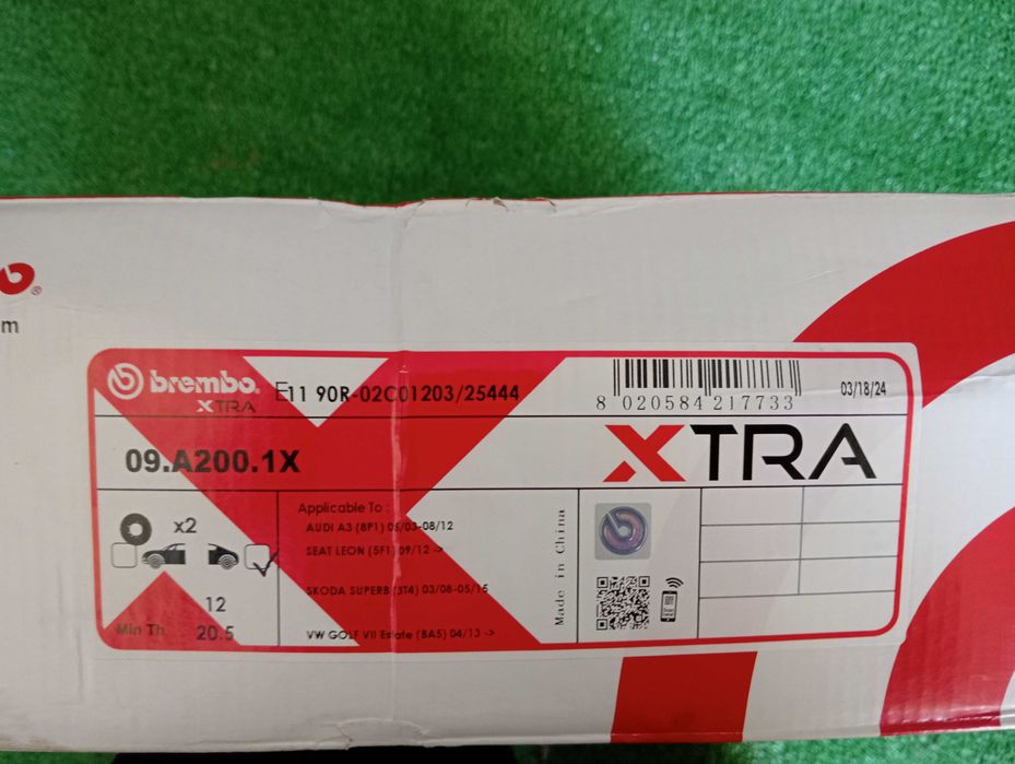 Travagem Brembo - VW Golf R, Audi S3 / RS3, Seat Leon FR